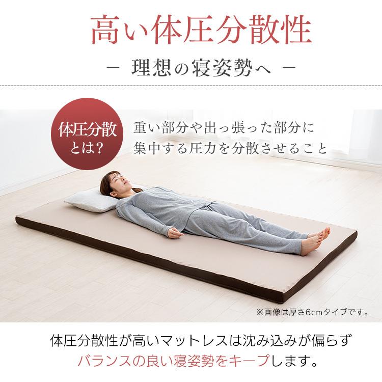 IRIS OHYAMA（アイリスオーヤマ） マットレス セミダブル 低反発 高