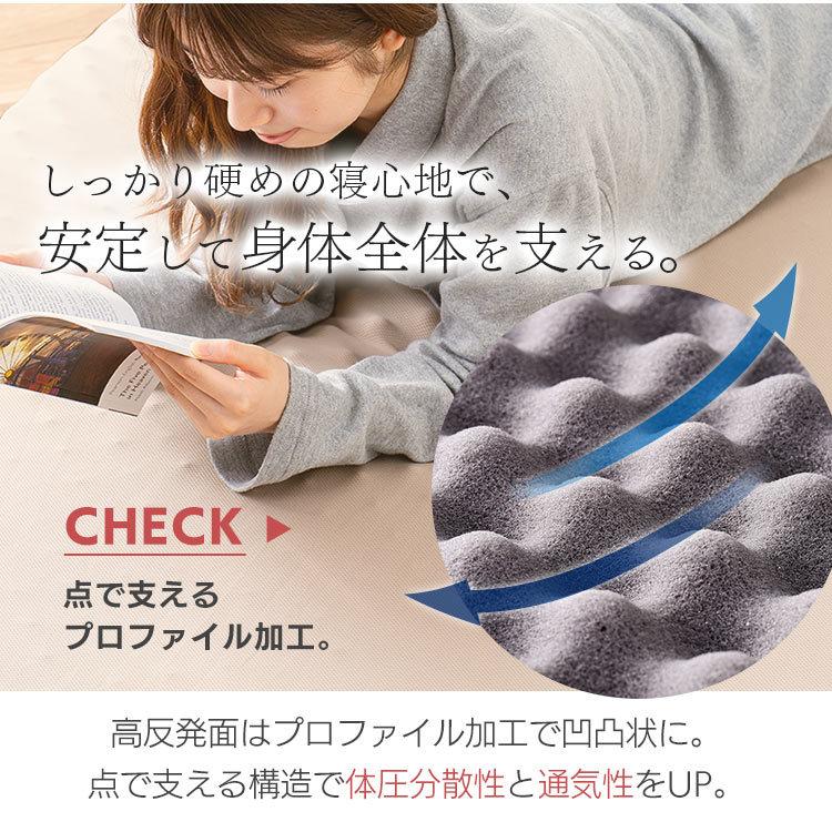 ❤️ラスト1点❤️ マットレス　ダブル　極厚18cm 高反発　体圧分散　高通気性 IRIS OHYAMA（アイリスオーヤマ） マットレス マットレストッパー
