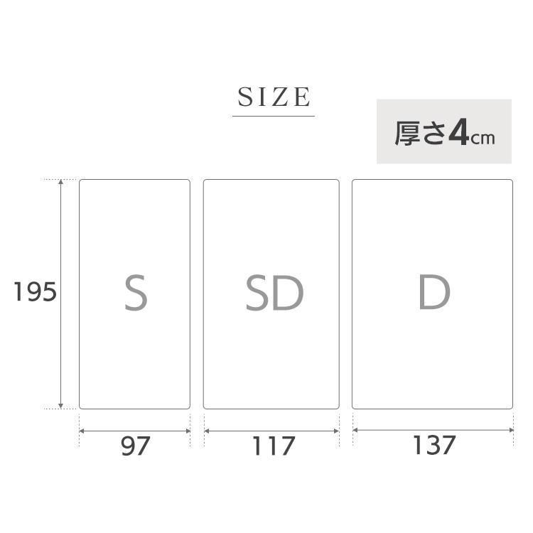 IRIS OHYAMA マットレス シングル 高反発 マットレストッパー カバー