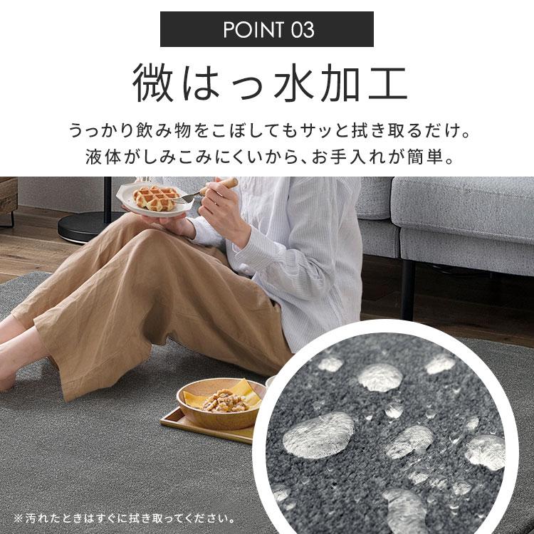 IRIS OHYAMA（アイリスオーヤマ） ラグ カーペット 厚手 3畳 北欧