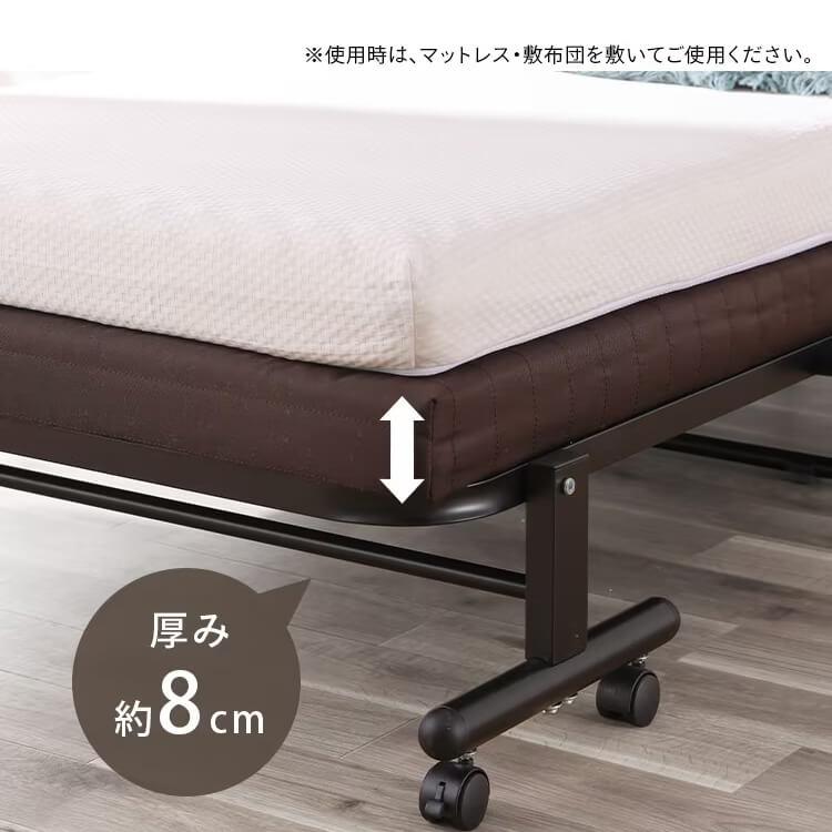 IRIS OHYAMA ベッド 折りたたみベッド シングル 折りたたみ IRIS OHYAMA ベッド 折りたたみベッド シングル 折りたたみ