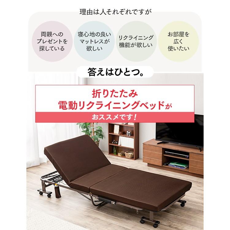 IRIS OHYAMA ベッド 折りたたみベッド シングル 電動 電動ベッド IRIS OHYAMA ベッド 折りたたみベッド シングル 電動 電動ベッド