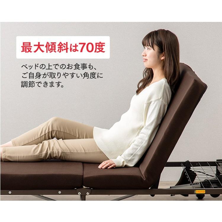 IRIS OHYAMA ベッド 折りたたみベッド シングル 電動 電動ベッド IRIS OHYAMA ベッド 折りたたみベッド シングル 電動 電動ベッド