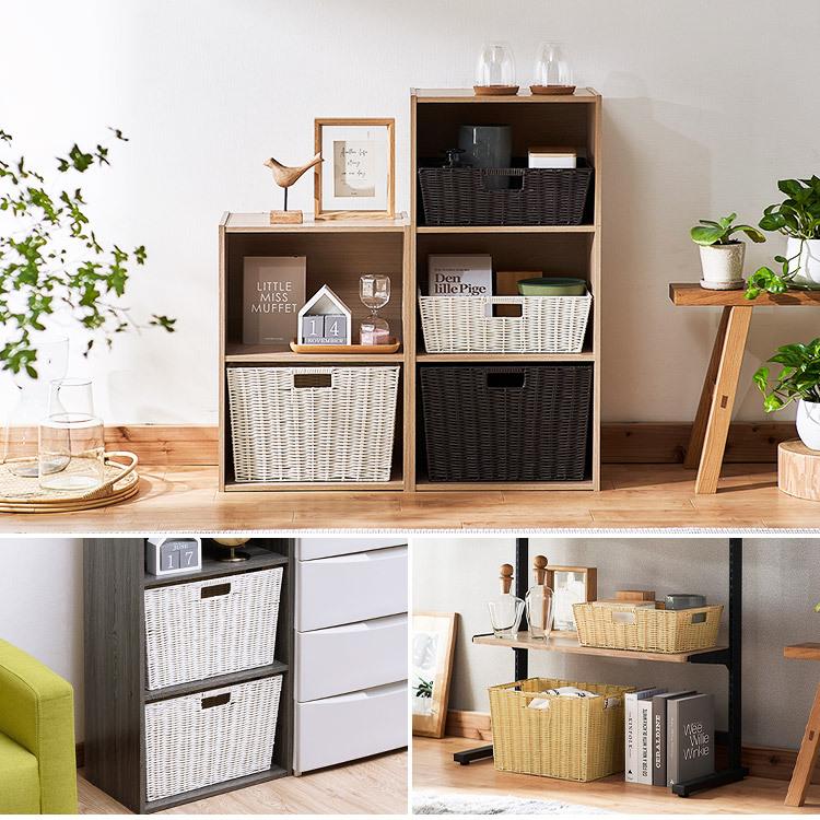 カラーボックス 収納 引き出し アイリスオーヤマ 収納ボックス インナーボックス 深型 収納ラック 本棚 書棚 ボックス バスケット おしゃれ KAB-38D | IRIS OHYAMA | 02