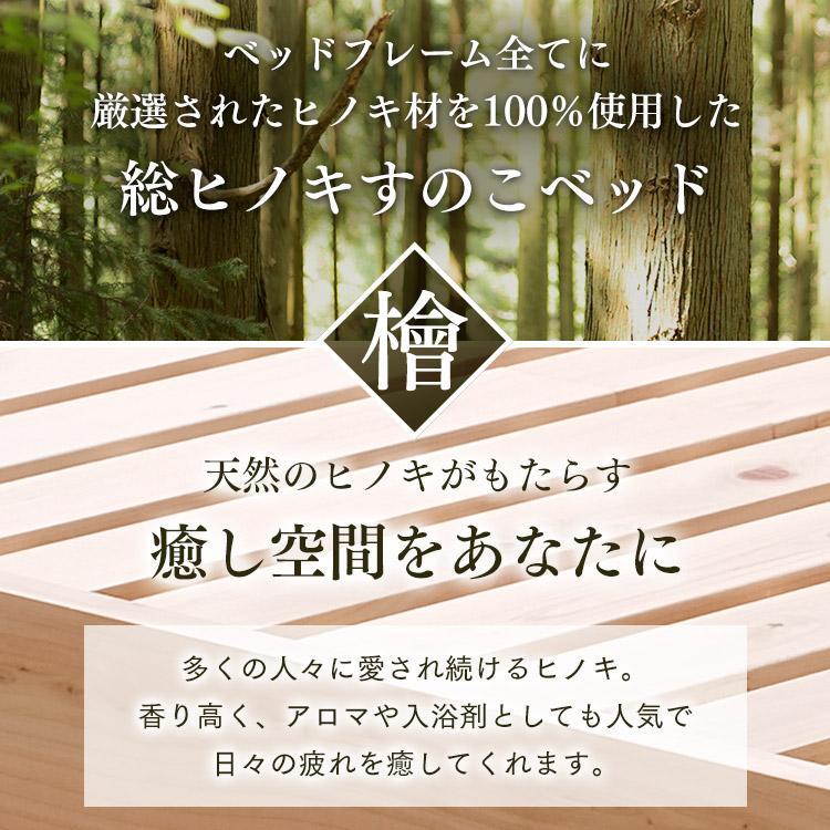 kps コンセント付き アイリスオーヤマ HSBM-D ヒノキ すのこ ダブル