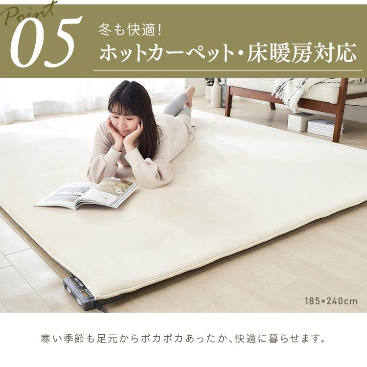 IRIS OHYAMA（アイリスオーヤマ） ラグ 3畳 厚手 カーペット おしゃれ