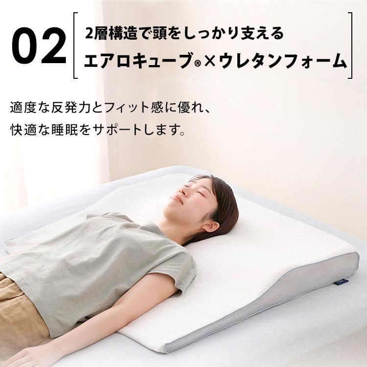 エアリー（アイリスオーヤマ） 枕 肩こり 洗える 低反発 高反発 まくら 