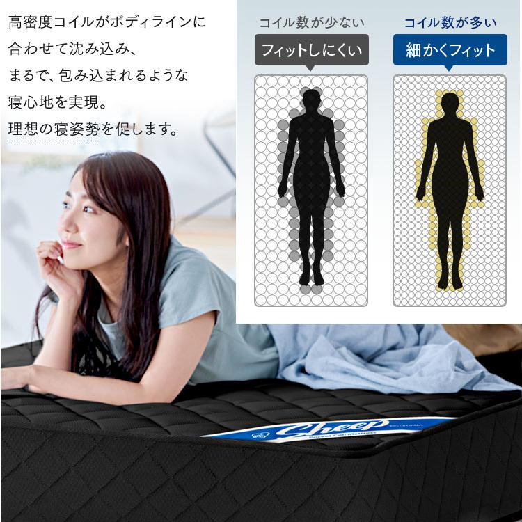 IRIS OHYAMA（アイリスオーヤマ） マットレス ダブル 高反発 ポケット
