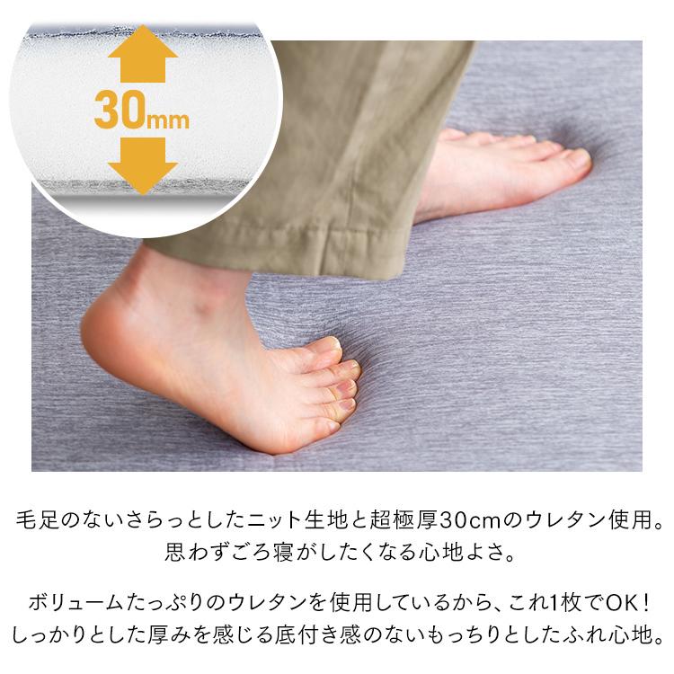 IRIS OHYAMA（アイリスオーヤマ） ラグ 厚手 北欧 ラグマット 夏