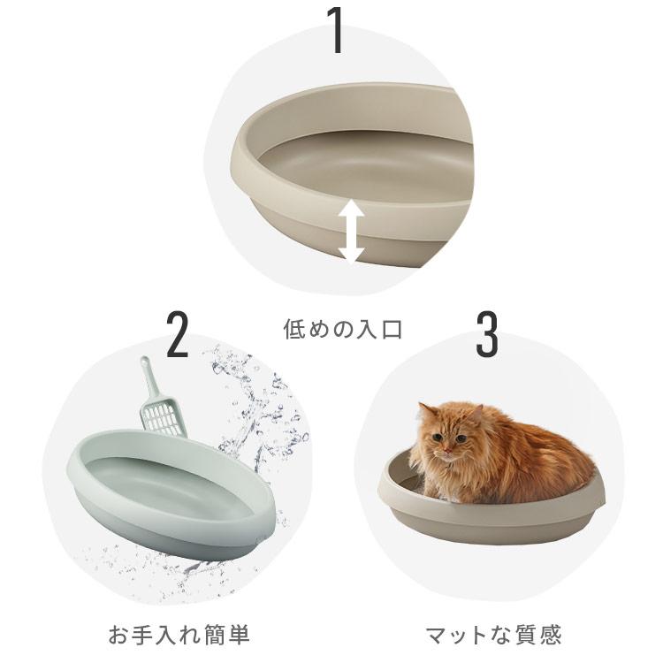 IRIS OHYAMA（アイリスオーヤマ） 猫トイレ 猫 トイレ 大型 丸型