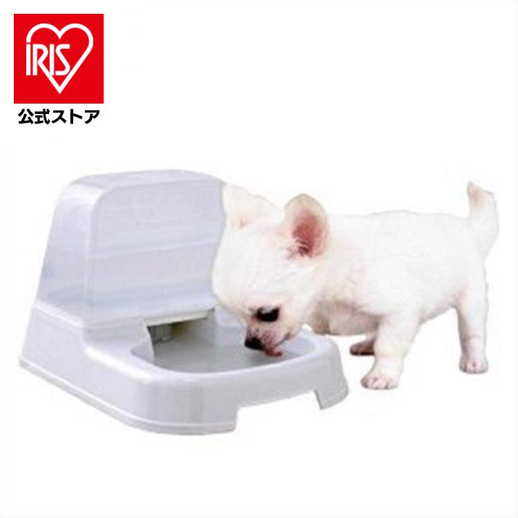 給水器 猫 犬 水飲み器 自動給水器 水飲み皿 自動 抗菌 2L ペット 自動給水機 給水機 J-200 ホワイト アイリスオーヤマ の商品画像