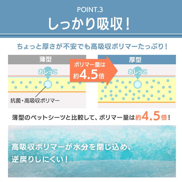 ペットシーツ ワイド レギュラー 厚型 アイリスオーヤマ 業務用 400枚 200枚 厚手 ペットシート 脱臭 ペット トイレ PNS-400 PNS-200W | IRIS OHYAMA | 07
