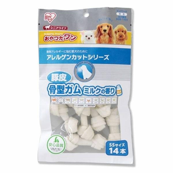 犬用ガム 骨型 豚皮 ミルクの香り Ssサイズ アイリスオーヤマ アイリスプラザ Paypayモール店 通販 Paypayモール
