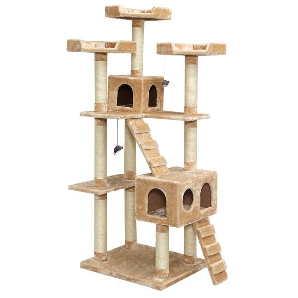 IRIS OHYAMA キャットタワー スリム おしゃれ アイリスオーヤマ