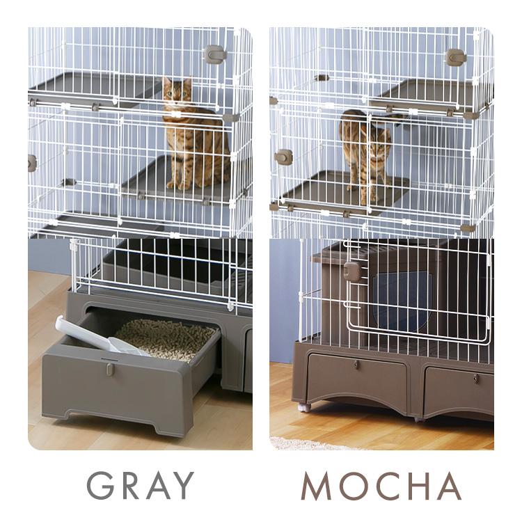 キャットケージ売ります。(終了) BTM 【仕様アップデート両開きドア登場】猫ケージ キャットケージ 3段