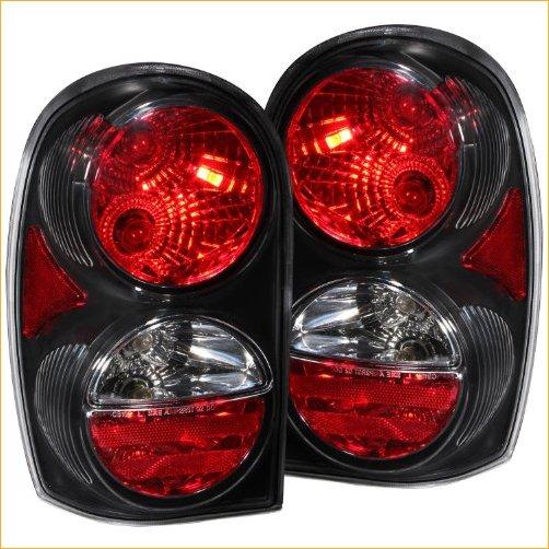 IRIS SELECTIONテールライト Anzo USA 211108 Jeep Liberty Black Tail Light Assembly - (Sold in Pairs) 並行輸入品