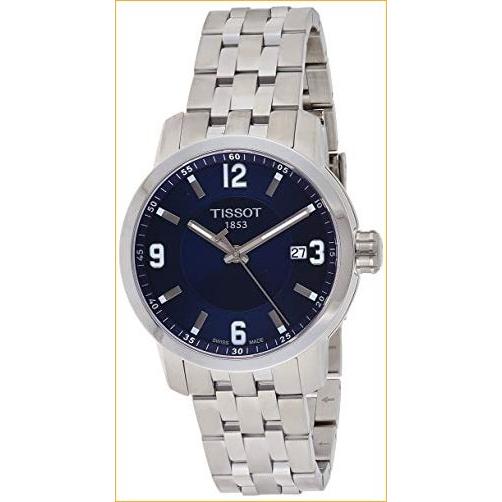 訳あり商品 PRC Tissot 200 並行輸入品 T0554101104700 Watch Ladies Quartz Steel Stainless Dial Blue 腕時計