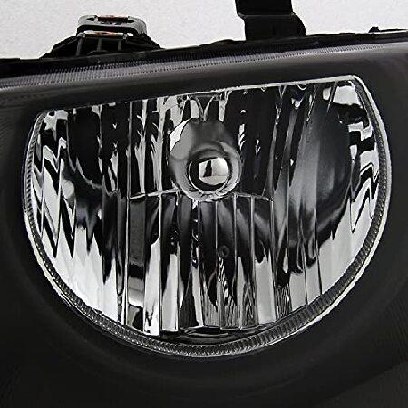 国内正規販売店 AKKON - For Chrysler Town ＆ Country OE Replacement Black Bezel Headlights Driver/Passenger Head Lamps Pair New