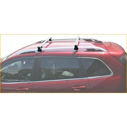 BRIGHTLINES Cross Bars Roof Racks Compatible with 2002-2007 Jeep Liberty 並行輸入品