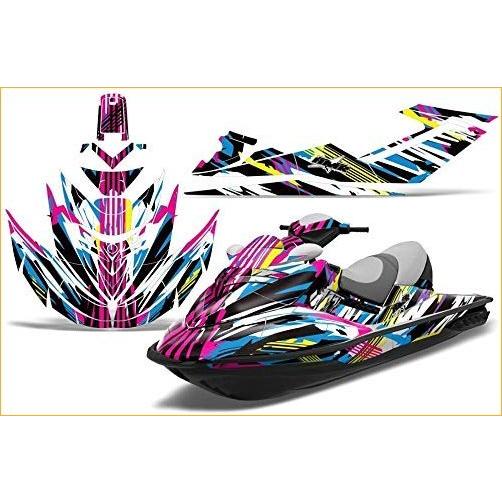 AMR Racing Jet Ski Graphics kit Sticker Decal Compatible with Sea-Doo GSX 1996-1999 Attack Red 