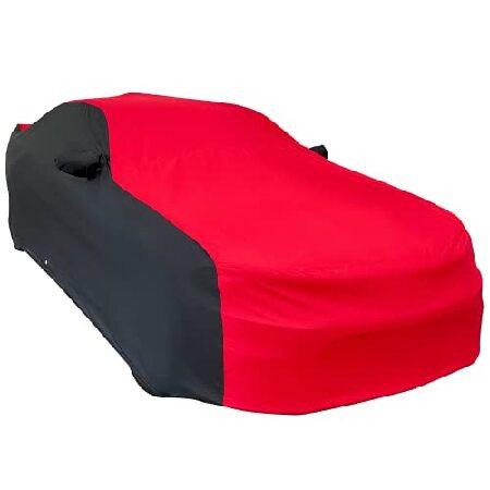 公式オンラインストアな 2011-2023 クライスラー 300 Ultraguard Plus 車用 カバー - Indoor/Outdoor Protection Water Resistant 300 Denier - Custom FIT (Red/Black)