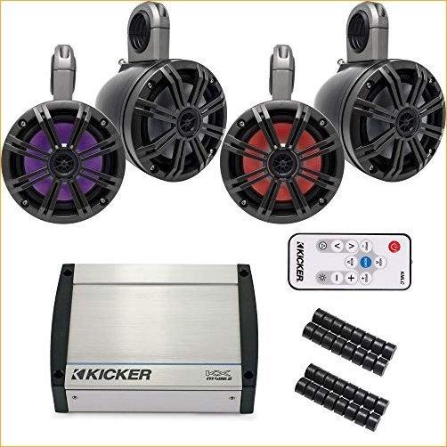 Kicker Utv Bundle 40kxm4002 Amp Four Charcoal Kicker Km Led 6 5s W Black Kmtes Enclosures 並行輸入品 カースピーカー Www Smarttradzt Com