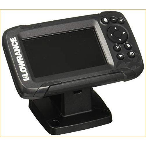 Lowrance HOOK2 4X 4-inch Fish Finder with Bullet Skimmer Transducer, Gray, One Size 並行輸入品
