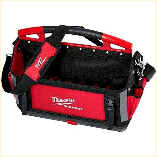 Milwaukee 4932464086 932464086 PACKOUT Tote Tool Bag 50cm, Red 並行輸入品