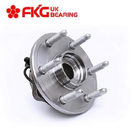FKG 515096 Front Wheel Bearing ハブ Assembly (4WD Only) for キャデラック エスカレード ESV EXT, Chevy Avalanche Silverado サバーバン Tahoe, GMC シエラ