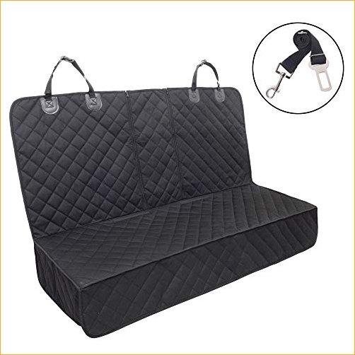 ペット用ドライブシート Dog Seat Cover, 100% Waterproof Pet Seat Cover，Bench Car Seat Cover Protector Scratch Proof Nonslip Dura