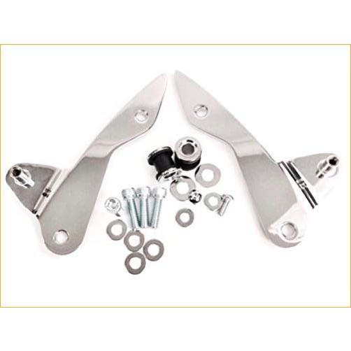 クローム 取り外し可能 シーシーバー バックレスト 2ポイント