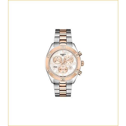 生まれのブランドで Casual 19 Multicolor, Strap, Steel Stainless Quartz Swiss Chic Sport 100 PR Women's Tissot Watch 並行輸入品 T1019172215100) (Model: 腕時計