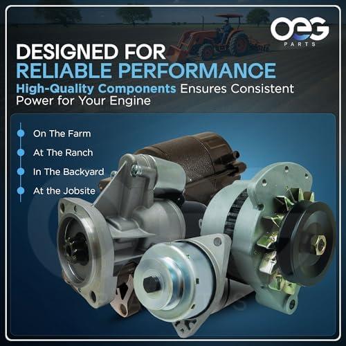 互換品 OEG Parts スターター 18508-6321 S114-381 シバウラ SP1700 1983-1988 Ford New Holland CL25 1510 1310 1983-1986_4
