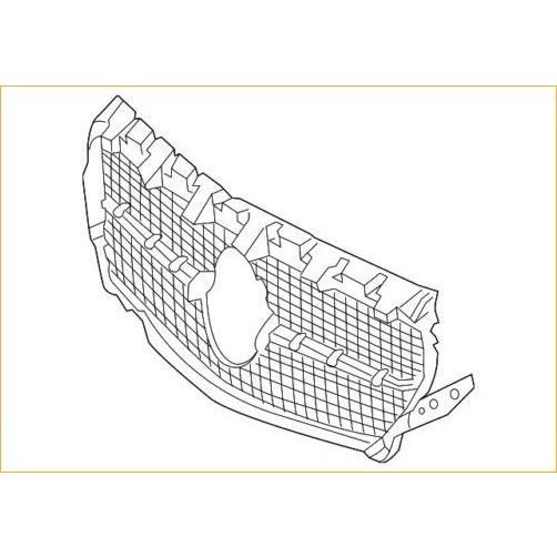 Mercedes Benz Genuine Grille Assembly 117-880-15-03 並行輸入品 その他修理、補修用品
