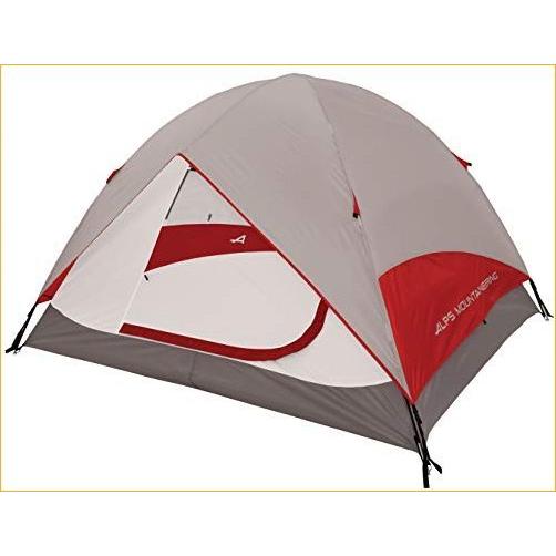 ALPS Mountaineering Meramac 3-Person Tent, Gray/Red 並行輸入品