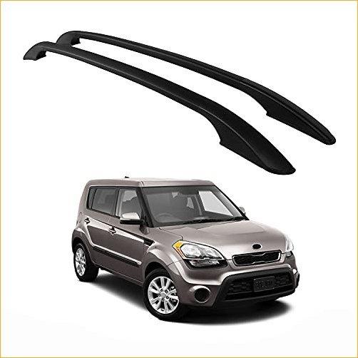 OMAC Car Accessories Roof Rack Side Rails Car Rooftop Compatible with Kia Soul 2009-2014 並行輸入品