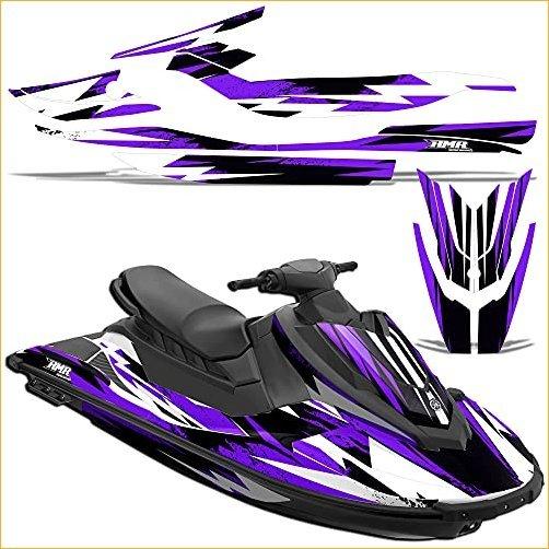 独特な Racing AMR Jet グラフィックキッ Purple Attack - 2017-2020 Deluxe EX WaveRunner Yamaha with Compatible Decal Sticker kit Graphics Ski 水上オートバイ機材、備品