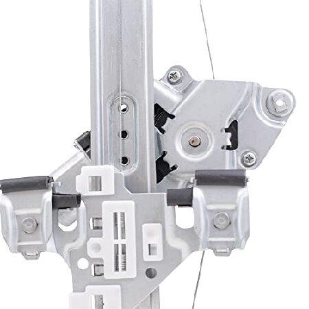 ワイヤレスイヤホン Brock Aftermarket Replacement Rear Driver Left Passenger Right Power Window Regulator with モーター Compatible with 2010-2012 Cadillac SRX