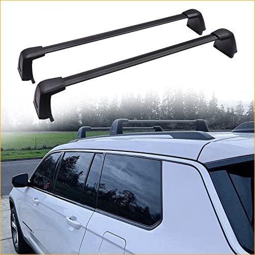 Snailfly Upgraded Crossbars Fit for 2021-2022 Jeep Grand Cherokee L and 2022 Grand Cherokee WL Roof Rack Cross Bars， Max 209LBS Load Capacit