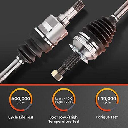 A-Premium CV Axle Shaft Assembly Compatible with Land Rover Range Rover 2003-2012 Front Left Driver Side Replace# IED500032 - 0