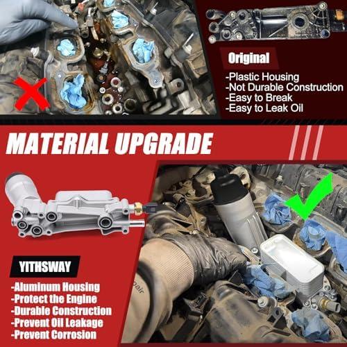 jeep　エンジン　キャブ　オイルクーラー 互換品 926-876 5184294AE 68105583AF アルミニウム エンジンオイル