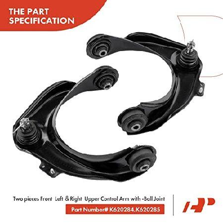 を販売 A-Premium 14Pcs Front Suspension Kit Upper Lower Control Arm and Ball Joint Assembly Sway Bar Link Tie Rod End Rack and Pinion Bellow Compatible with