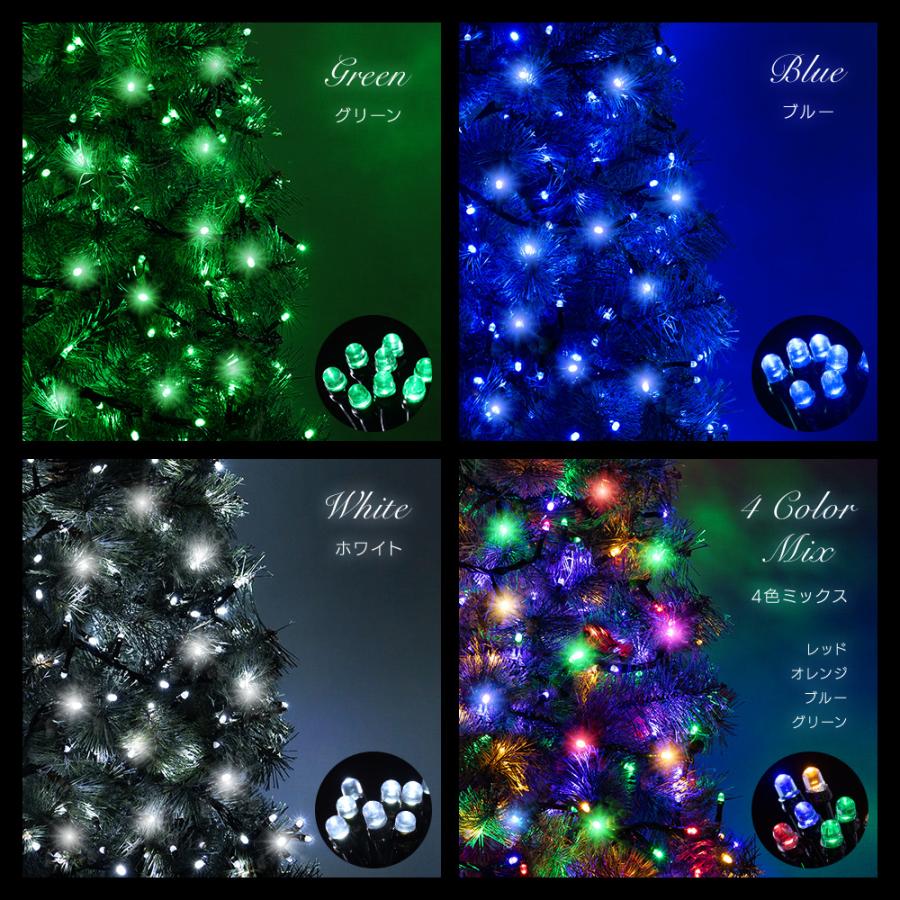 イルミネーション LED ライト ストレート　10個 楽天市場】波型10個セットLEDイルミネーションライト5*0.8m 216