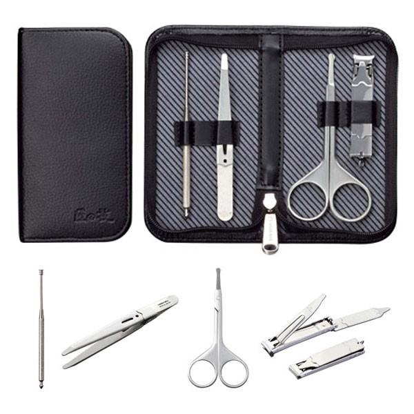 爪切り 匠の技 グルーミングキット 耳かき 毛抜き 眉はさみ ネイル 4点