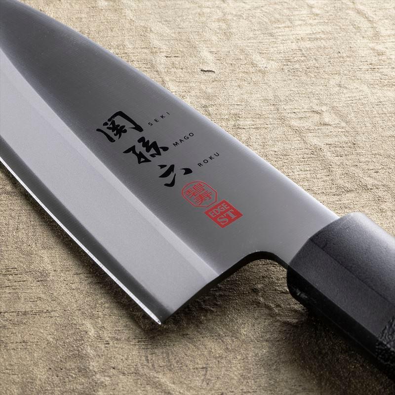 関孫六 包丁 出刃包丁 ステンレス 150mm 左利き用 碧寿ステンレス 和