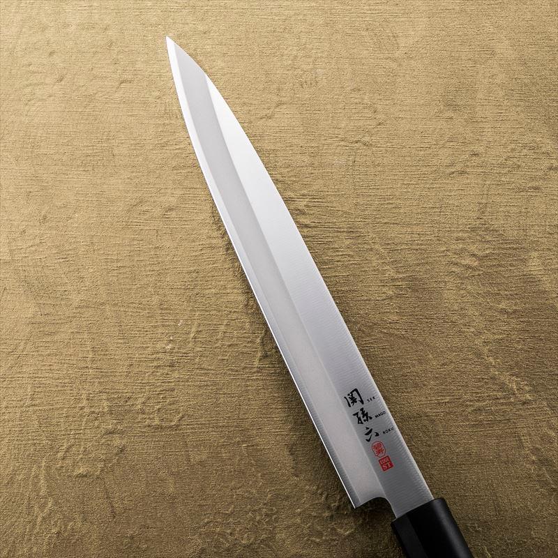 関孫六 包丁 柳刃包丁 刺身包丁 ステンレス 210mm 左利き用 碧寿