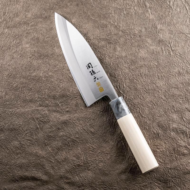 関孫六 包丁 出刃包丁 ステンレス 150mm 左利き用 銀寿ステンレス 和