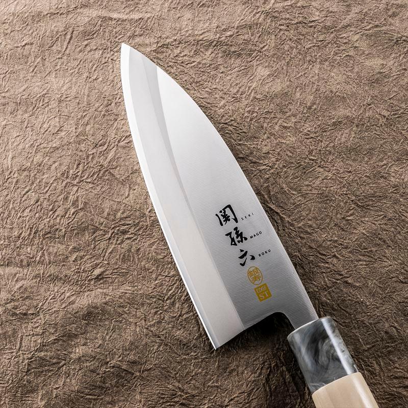 関孫六 包丁 出刃包丁 ステンレス 150mm 左利き用 銀寿 関孫六 包丁 出刃包丁 ステンレス 150mm 左利き用 銀寿