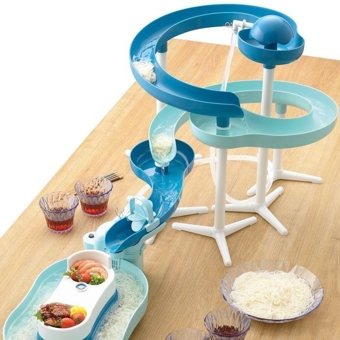 流しそうめん器 ツイストスライダー 家庭用 卓上 そうめん流し器 電池式 薬味置き付き 流麺 スライダー Iris アイリストップマート 通販 Yahoo ショッピング