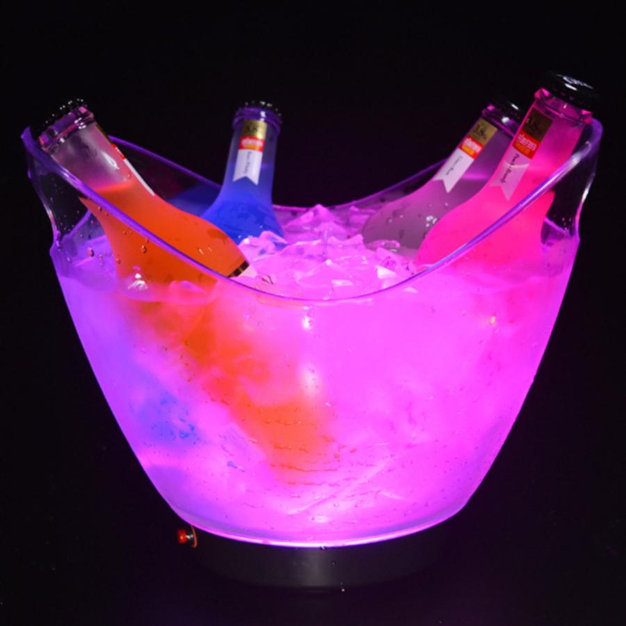 シャンパンクーラー ドリンククーラー ワインクーラー led 光る ボトル